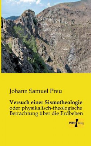 Kniha Versuch einer Sismotheologie Johann Samuel Preu