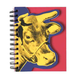 Knjiga Andy Warhol Cow Layered Journal 