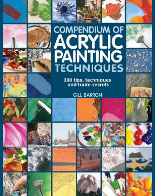 Book Compendium of Acrylic Painting Techniques Gill Barron