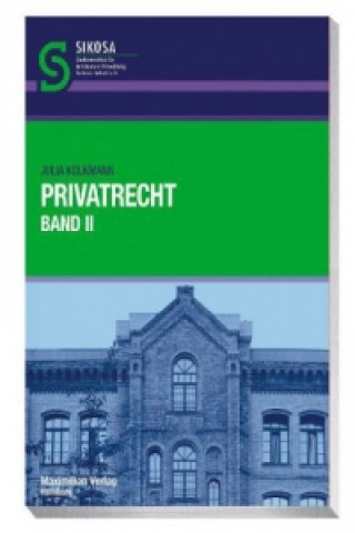 Kniha Privatrecht Band II. Bd.2 Julia Kolkmann