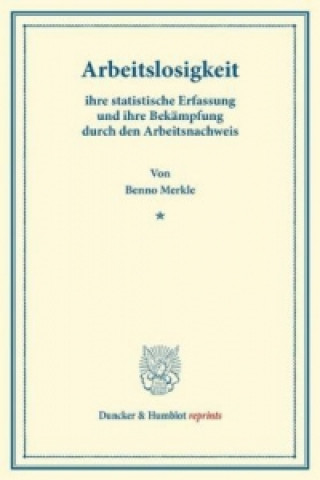 Book Arbeitslosigkeit, Benno Merkle