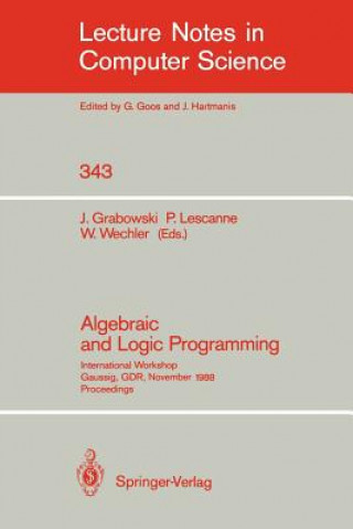 Kniha Algebraic and Logic Programming Jan Grabowski