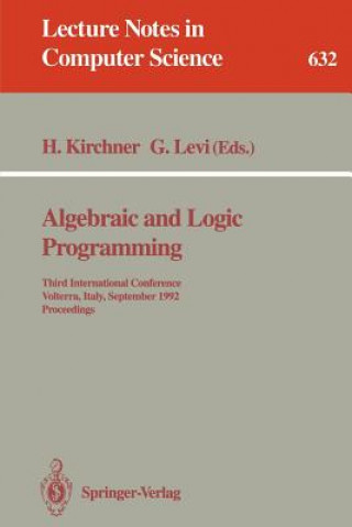 Boek Algebraic and Logic Programming Helene Kirchner