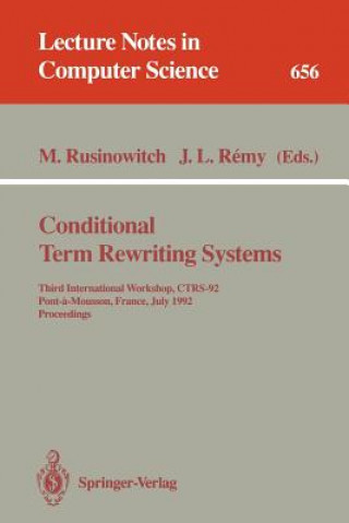 Knjiga Conditional Term Rewriting Systems Michael Rusinowitch