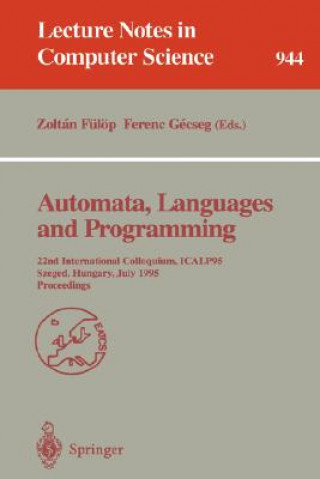 Könyv Automata, Languages and Programming Zoltan Fülöp