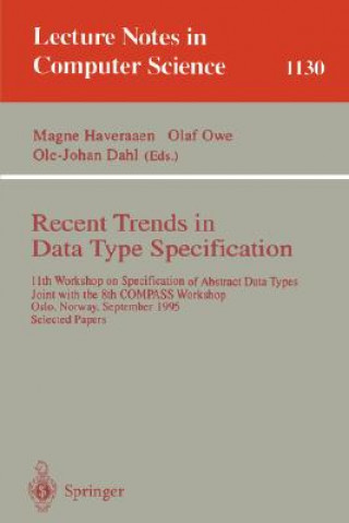 Kniha Recent Trends in Data Type Specification Magne Haveraaen