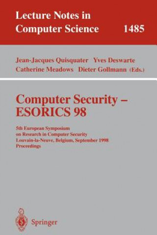 Kniha Computer Security - ESORICS 98 Jean-Jacques Quisquater