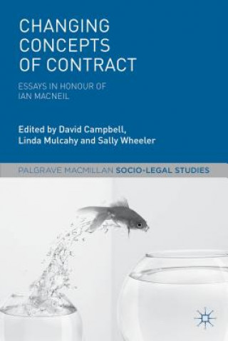 Kniha Changing Concepts of Contract Campbell David