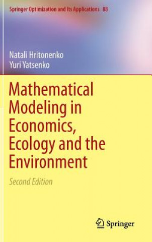 Könyv Mathematical Modeling in Economics, Ecology and the Environment Natali Hritonenko