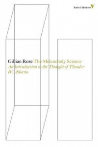 Kniha Melancholy Science Gillian Rose