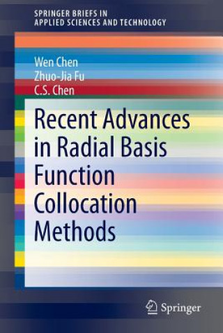 Livre Recent Advances in Radial Basis Function Collocation Methods, 1 Wen Chen