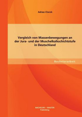 Livre Vergleich von Massenbewegungen an der Jura- und der Muschelkalkschichtstufe in Deutschland Adrian Cherek