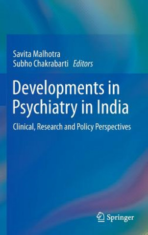 Libro Developments in Psychiatry in India Savita Malhotra