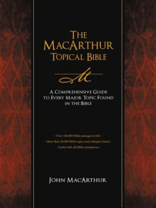 Kniha MacArthur Topical Bible John MacArthur