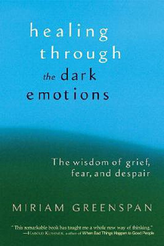 Carte Healing Through the Dark Emotions Miriam Greenspan