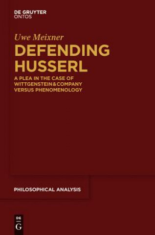 Kniha Defending Husserl Uwe Meixner