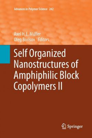 Könyv Self Organized Nanostructures of Amphiphilic Block Copolymers II Axel H.E. Müller