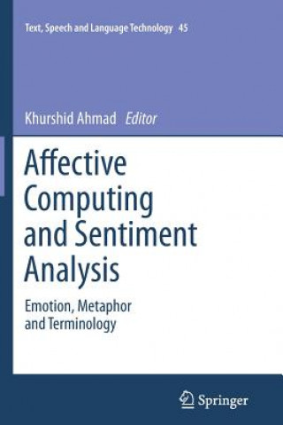 Buch Affective Computing and Sentiment Analysis Khurshid Ahmad