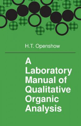 Kniha Laboratory Manual of Qualitative Organic Analysis Openshaw