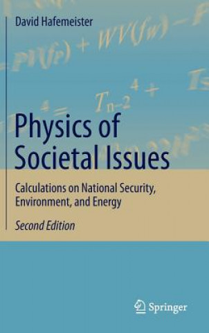 Kniha Physics of Societal Issues David Hafemeister