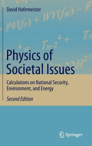 Livre Physics of Societal Issues David Hafemeister