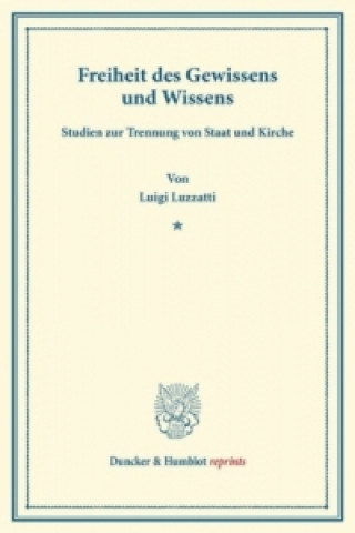 Knjiga Freiheit des Gewissens und Wissens. Luigi Luzzatti