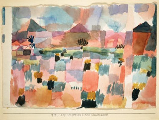 Carte Journey to Tunisia 1914 Paul Klee