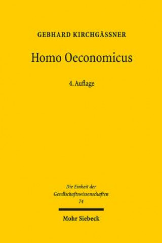 Carte Homo oeconomicus Gebhard Kirchgässner
