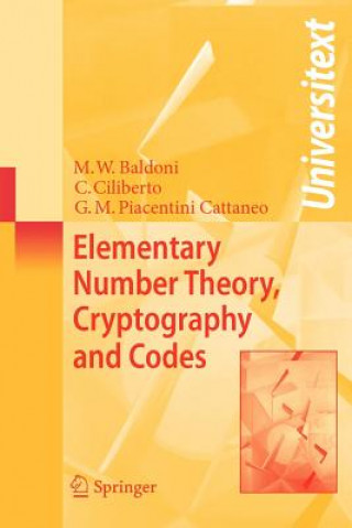 Könyv Elementary Number Theory, Cryptography and Codes M. Welleda Baldoni