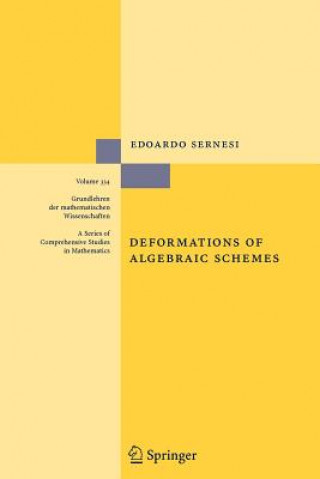 Kniha Deformations of Algebraic Schemes Edoardo Sernesi