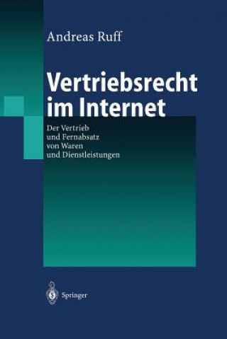 Kniha Vertriebsrecht Im Internet Andreas Ruff