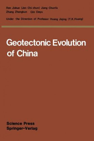 Carte Geotectonic Evolution of China Jishun (Jen Chi-shun) Ren