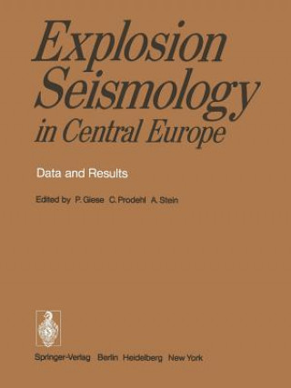 Książka Explosion Seismology in Central Europe P. Giese