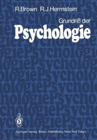 Kniha Grundriss Der Psychologie R. Brown