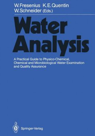 Kniha Water Analysis Wilhelm Fresenius