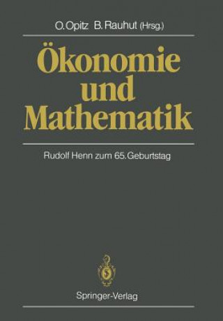 Kniha Okonomie und Mathematik Otto Opitz
