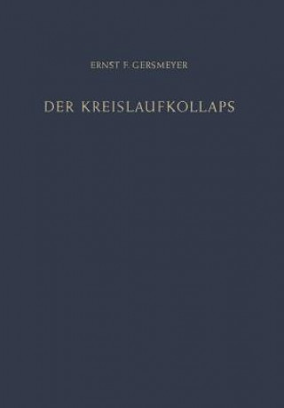 Kniha Kreislaufkollaps Ernst F. Gersmeyer