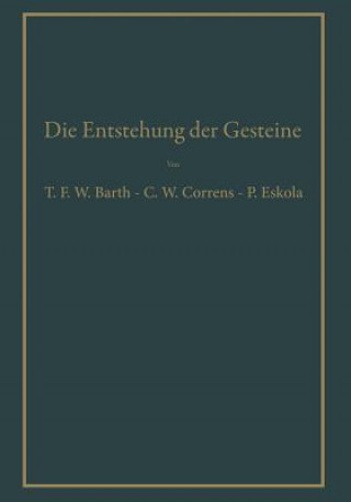 Книга Entstehung Der Gesteine Carl W. Correns