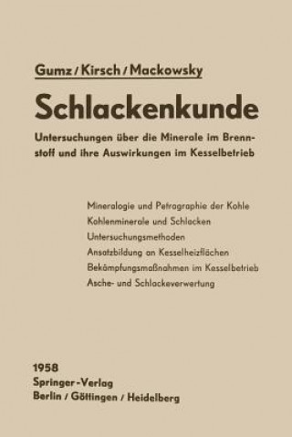 Könyv Schlackenkunde Wilhelm Gumz