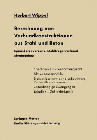 Kniha Berechnung Von Verbundkonstruktionen Aus Stahl Und Beton H. Wippel