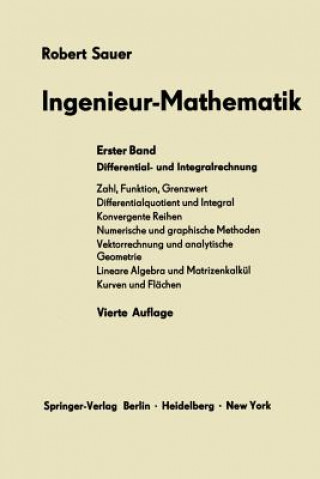 Book Ingenieur-Mathematik, 1 Robert Sauer