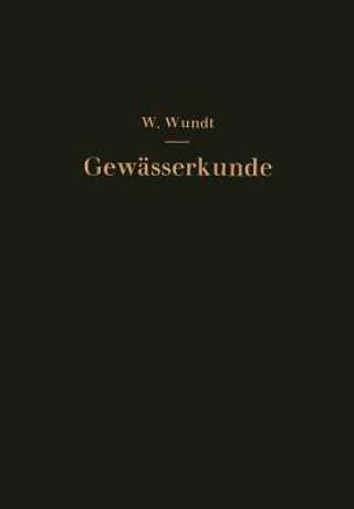 Book Gewasserkunde Walter Wundt