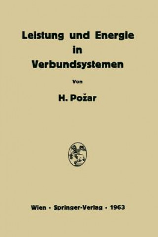 Książka Leistung Und Energie in Verbundsystemen Hrovje Pozar