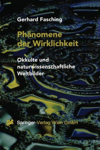 Kniha Phanomene Der Wirklichkeit Gerhard Fasching