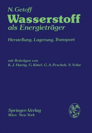 Kniha Wasserstoff ALS Energietr ger N. Getoff
