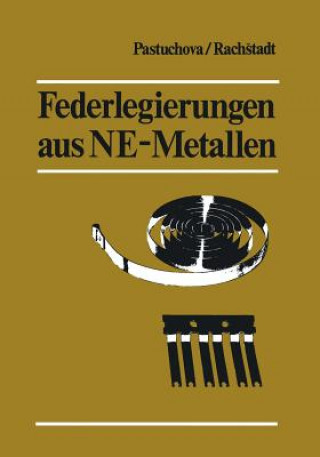 Kniha Federlegierungen Aus Ne-Metallen Zanna P. Pastuchova