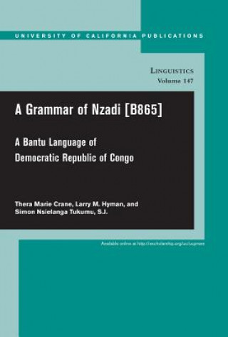 Książka Grammar of Nzadi [B865] Thera Marie Crane