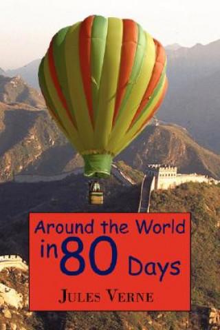 Carte Around the World in 80 Days Jules Verne