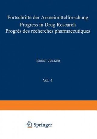 Carte Fortschritte der Arzneimittelforschung / Progress in Drug Research / Progres des recherches pharmaceutiques UCKER