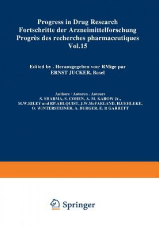 Kniha Progress in Drug Research / Fortschritte der Arzneimittelforschung / Progres des recherches pharmaceutiques UCKER